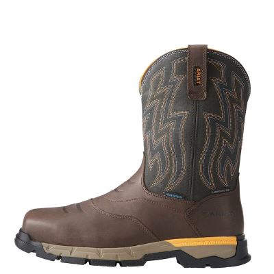 Ariat Rebar Flex Western - Werkschoenen Chocola Bruin Heren - 20625-395